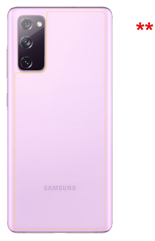 dipos Displayschutz für Samsung Galaxy S20 FE Rückseite, mattierte Oberfläche, robuste Festigkeit und perfekte Passform