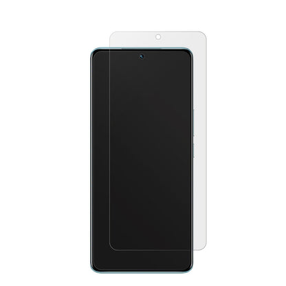 VivoV25 Pro mit aufgebrachter dipos Displayschutzfolie, die lästige Fingerabdrücke minimiert