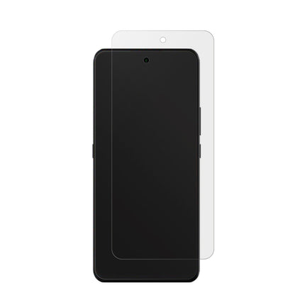 OmixX500 mit aufgebrachter dipos Displayschutzfolie, die lästige Fingerabdrücke minimiert