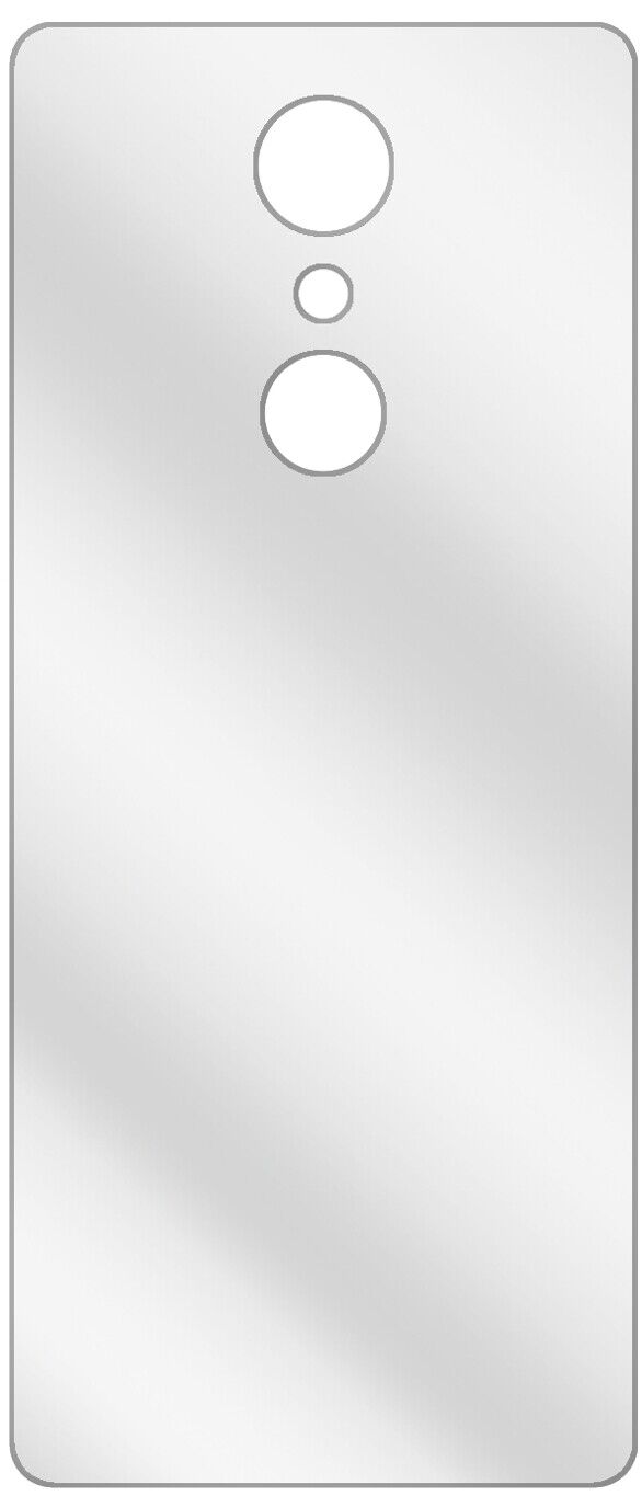 dipos Displayschutz für LG Q9 Rückseite, transparente Oberfläche, geringe Dicke und perfekte Passform