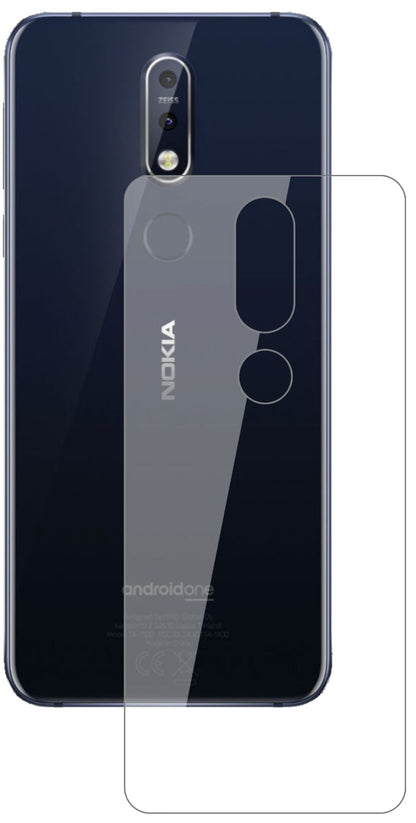 1x 9H Schutzfolie für Nokia 7.1 Rückseite Panzerfolie