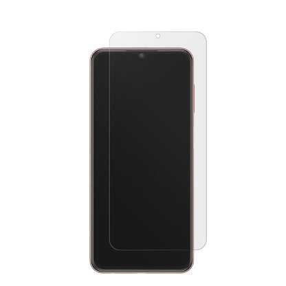 SamsungGalaxy M13 4G mit aufgebrachter dipos Displayschutzfolie, die lästige Fingerabdrücke minimiert