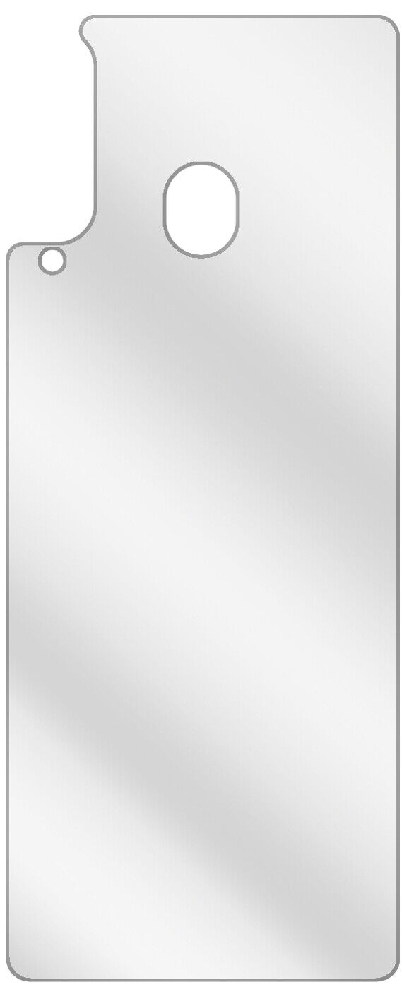 dipos Displayschutz für Samsung Galaxy A8s Rückseite, transparente Oberfläche, geringe Dicke und perfekte Passform