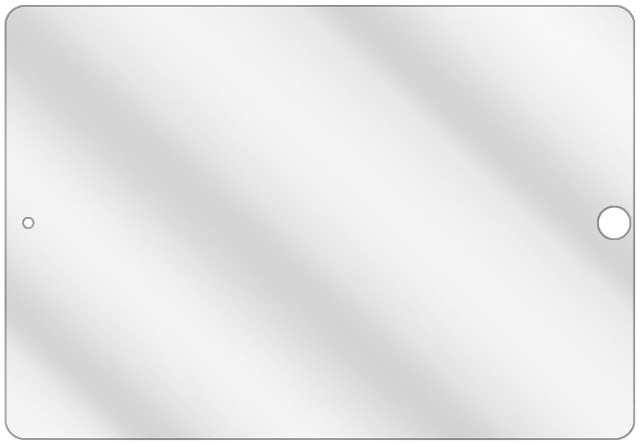 1x Schutzfolie klar für Apple iPad 10.2 Zoll (2020) Display-Schutzfolie