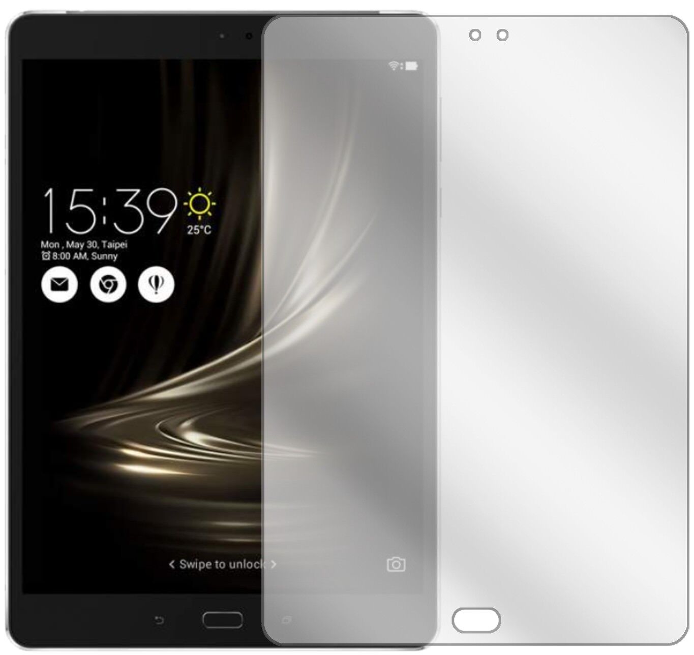 2x Schutzfolie klar für Asus ZenPad 3S 10 LTE (2017 / Z500KL) Display-Schutzfolie