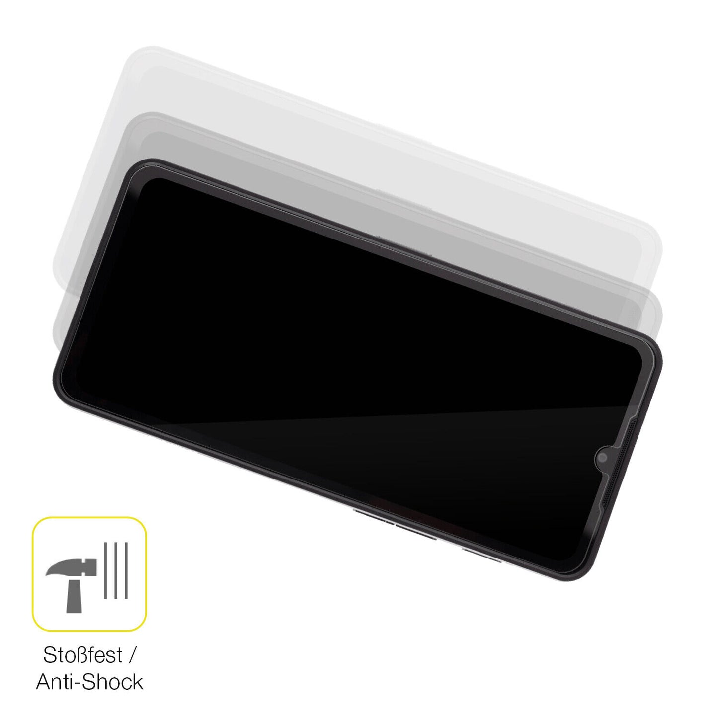 1x 3D Full Cover Schutzfolie für Cat S75