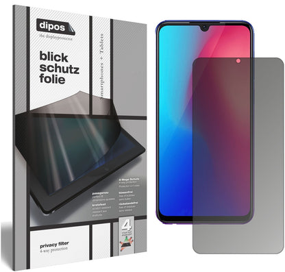 Blickschutzfolie für Vivo Z3i matt Schutzfolie Privacy