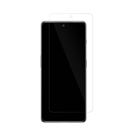 OnePlus11R mit aufgebrachter dipos Displayschutzfolie, glasklare Darstellung ohne Einschränkungen