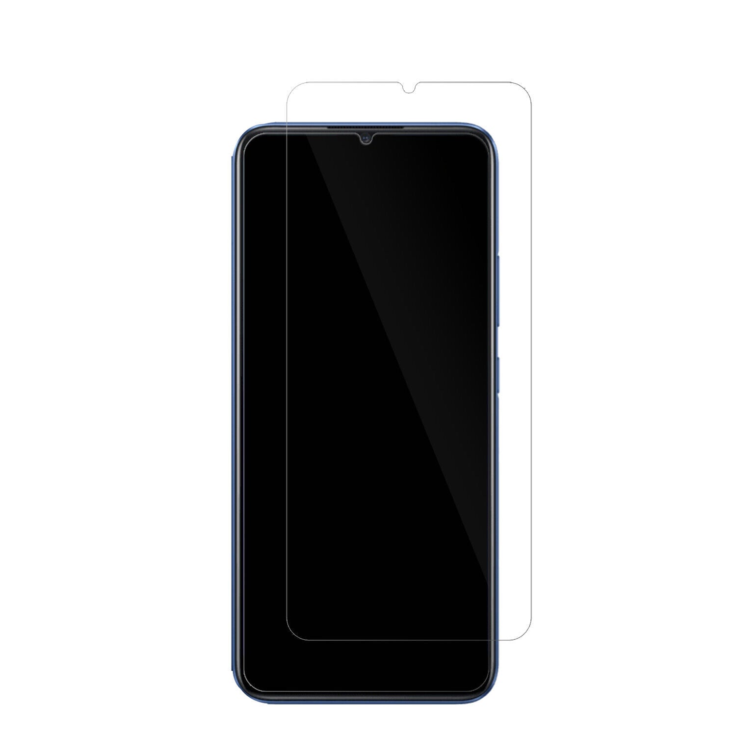 OppoRealme C3i mit aufgebrachter dipos Displayschutzfolie, glasklare Darstellung ohne Einschränkungen