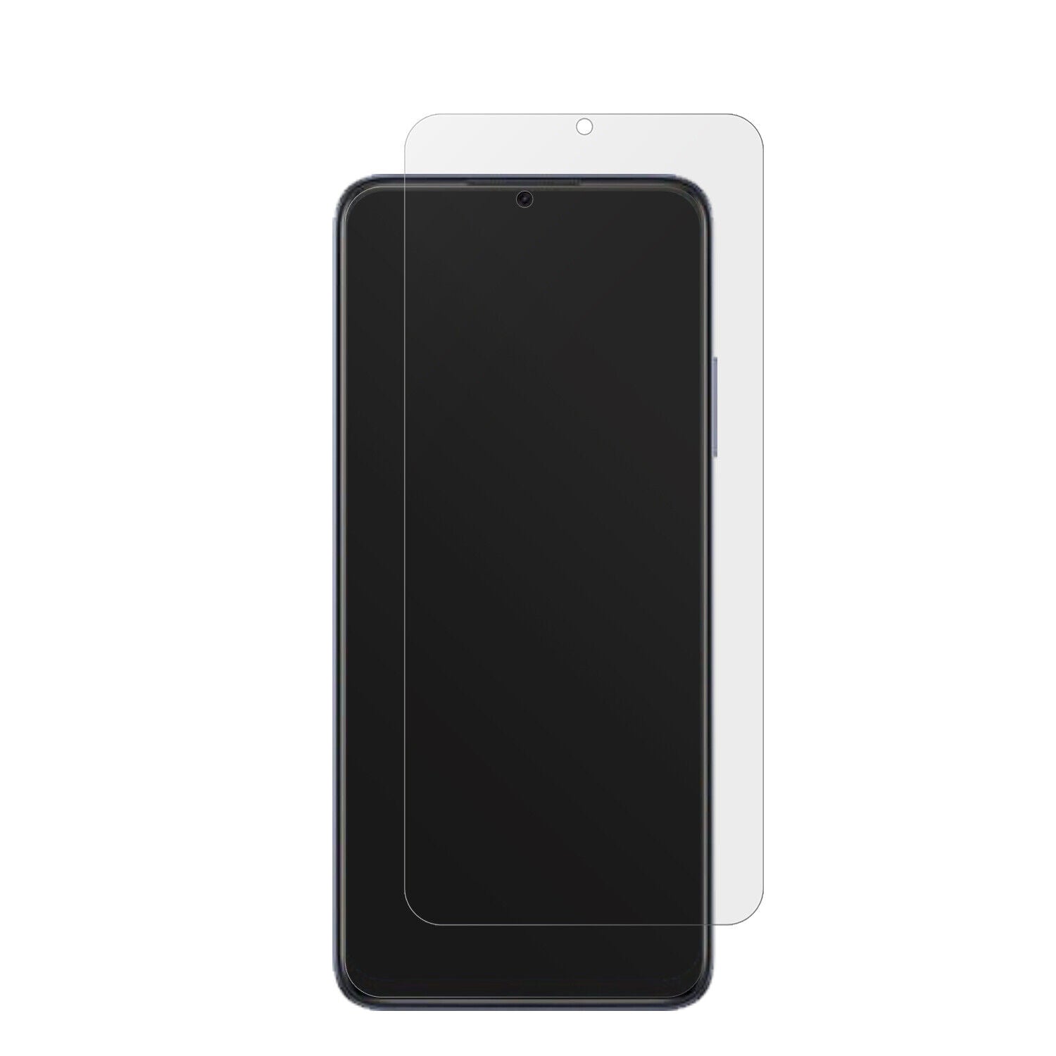 OppoA17K mit aufgebrachter dipos Displayschutzfolie, die lästige Fingerabdrücke minimiert