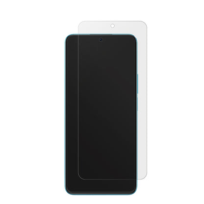HONORX8a mit aufgebrachter dipos Displayschutzfolie, die lästige Fingerabdrücke minimiert