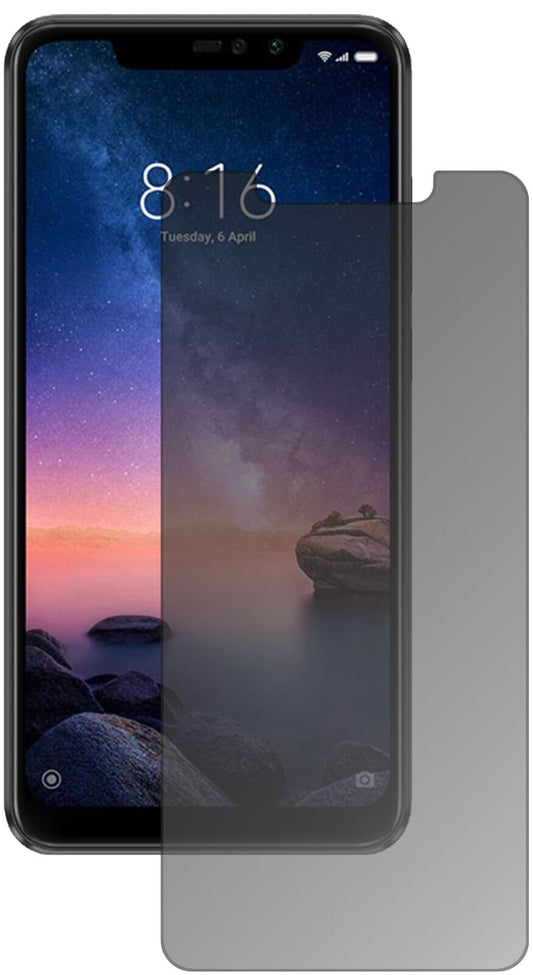 Blickschutzfolie für Xiaomi Redmi Note 6 Pro matt Schutzfolie Privacy
