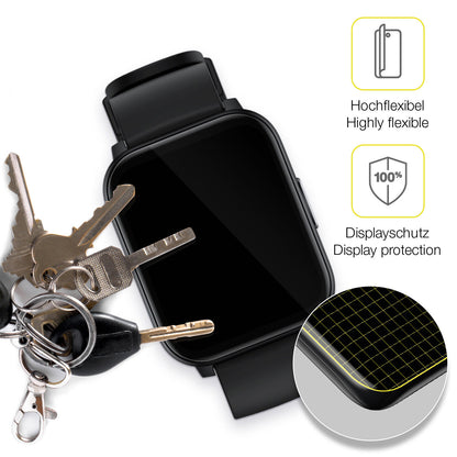 1x 3D Full Cover Schutzfolie für Realme Watch S100