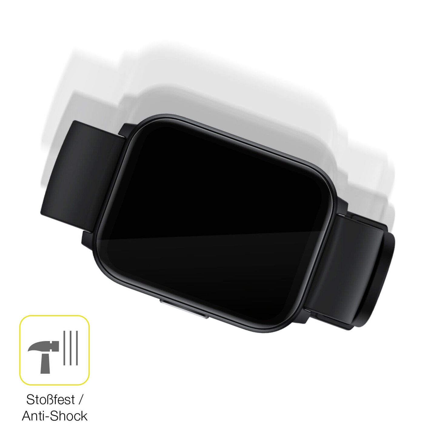 1x 3D Full Cover Schutzfolie für Realme Watch S100