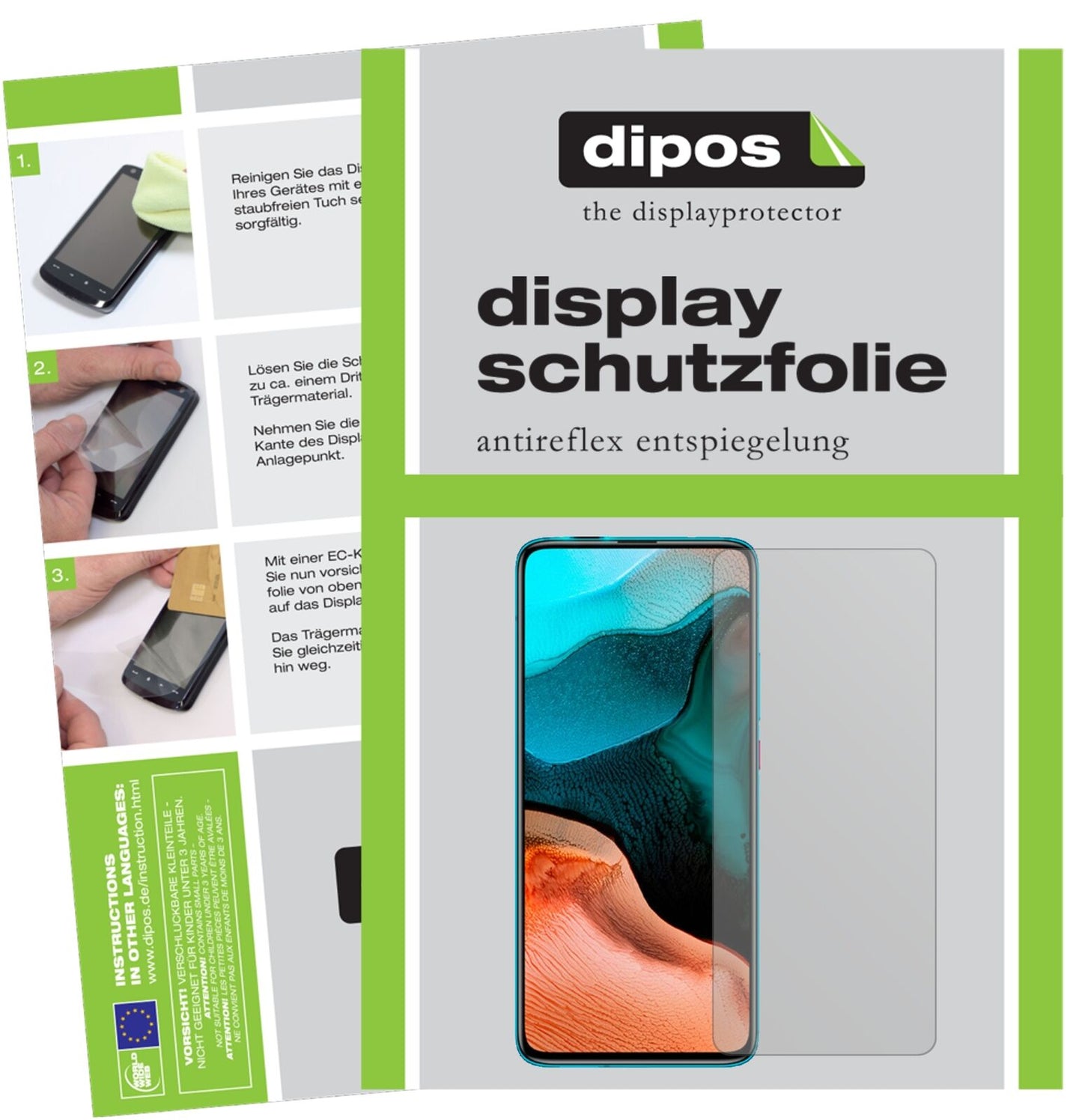 5x Schutzfolie matt für Xiaomi Redmi K30 Pro Zoom Display-Schutzfolie