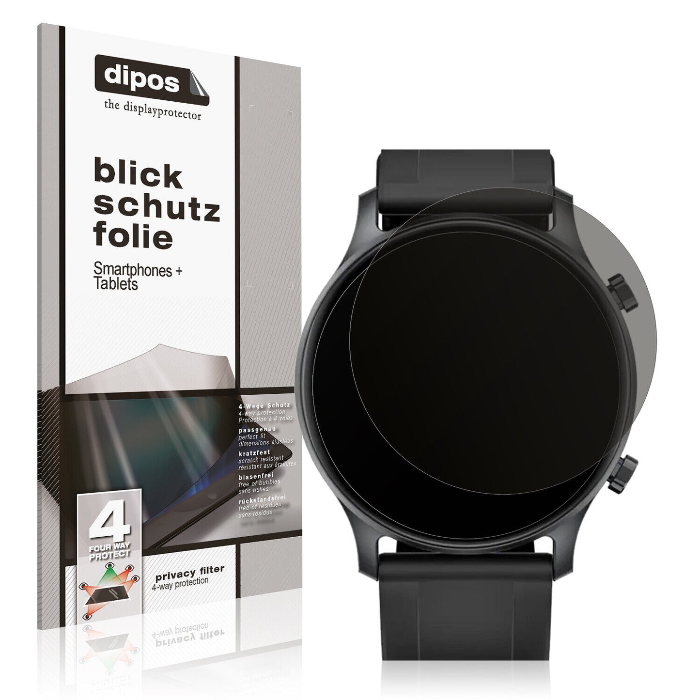 Blickschutzfolie für Haylou RS3 matt Schutzfolie Privacy