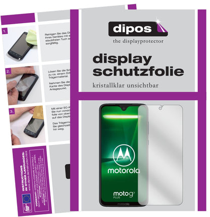 5x Schutzfolie klar für Motorola Moto G7 Plus Display-Schutzfolie
