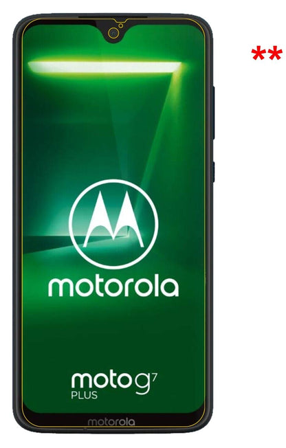 5x Schutzfolie klar für Motorola Moto G7 Plus Display-Schutzfolie