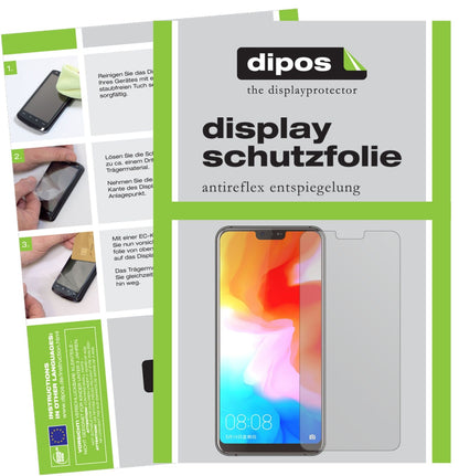 UlefoneT2 mit aufgebrachter dipos Displayschutzfolie, die lästige Fingerabdrücke minimiert