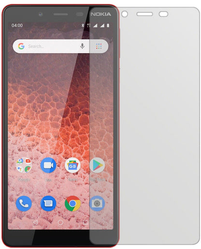 Matte Displayschutzfolie von dipos passend für Nokia 1 Plus, präziser Zuschnitt und blasenfrei montiert