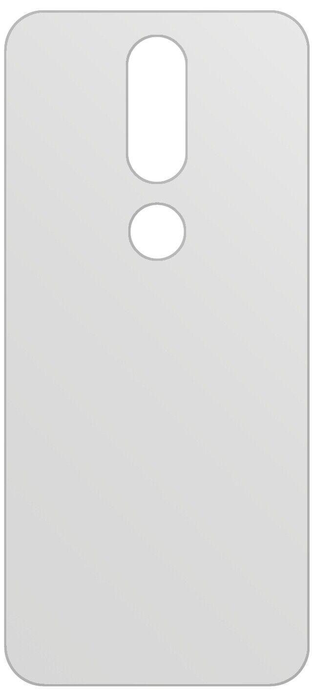 dipos Displayschutz für Nokia 4.2 Rückseite, mattierte Oberfläche, geringe Dicke und perfekte Passform
