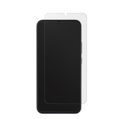 SamsungGalaxy A34 5G mit aufgebrachter dipos Displayschutzfolie, die lästige Fingerabdrücke minimiert