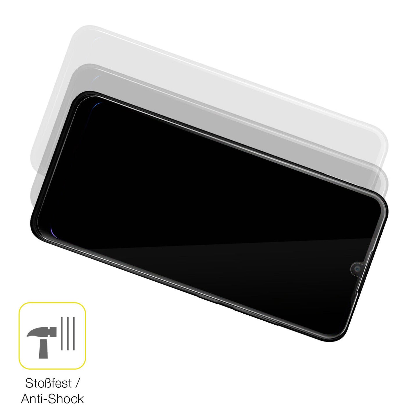 1x 3D Full Cover Schutzfolie für Multilaser G-Pro