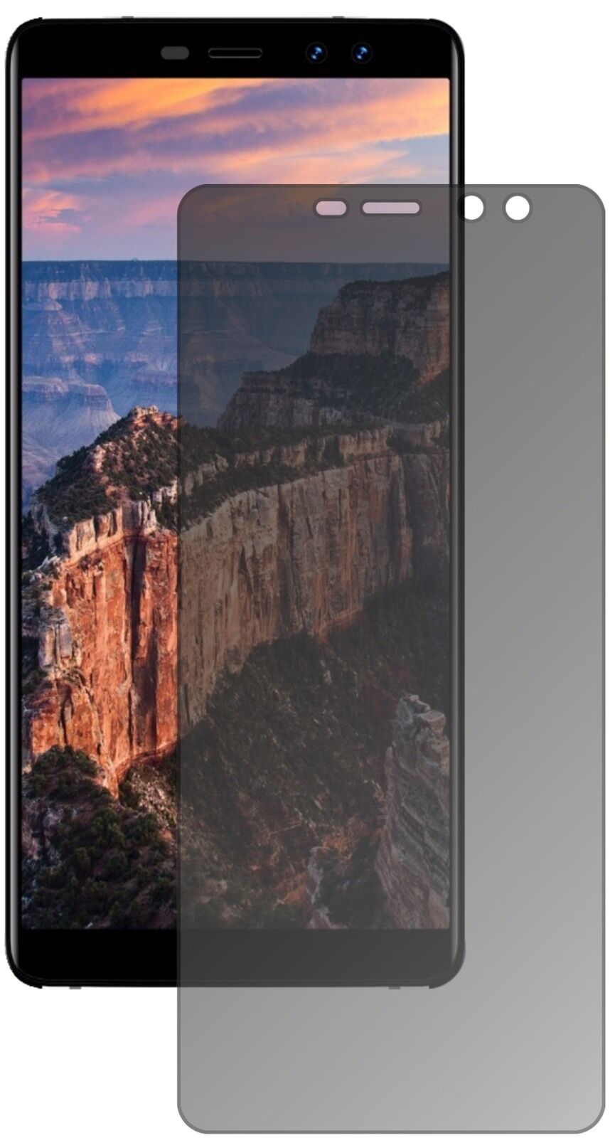 Blickschutzfolie für M-HORSE Pure 1 matt Schutzfolie Privacy