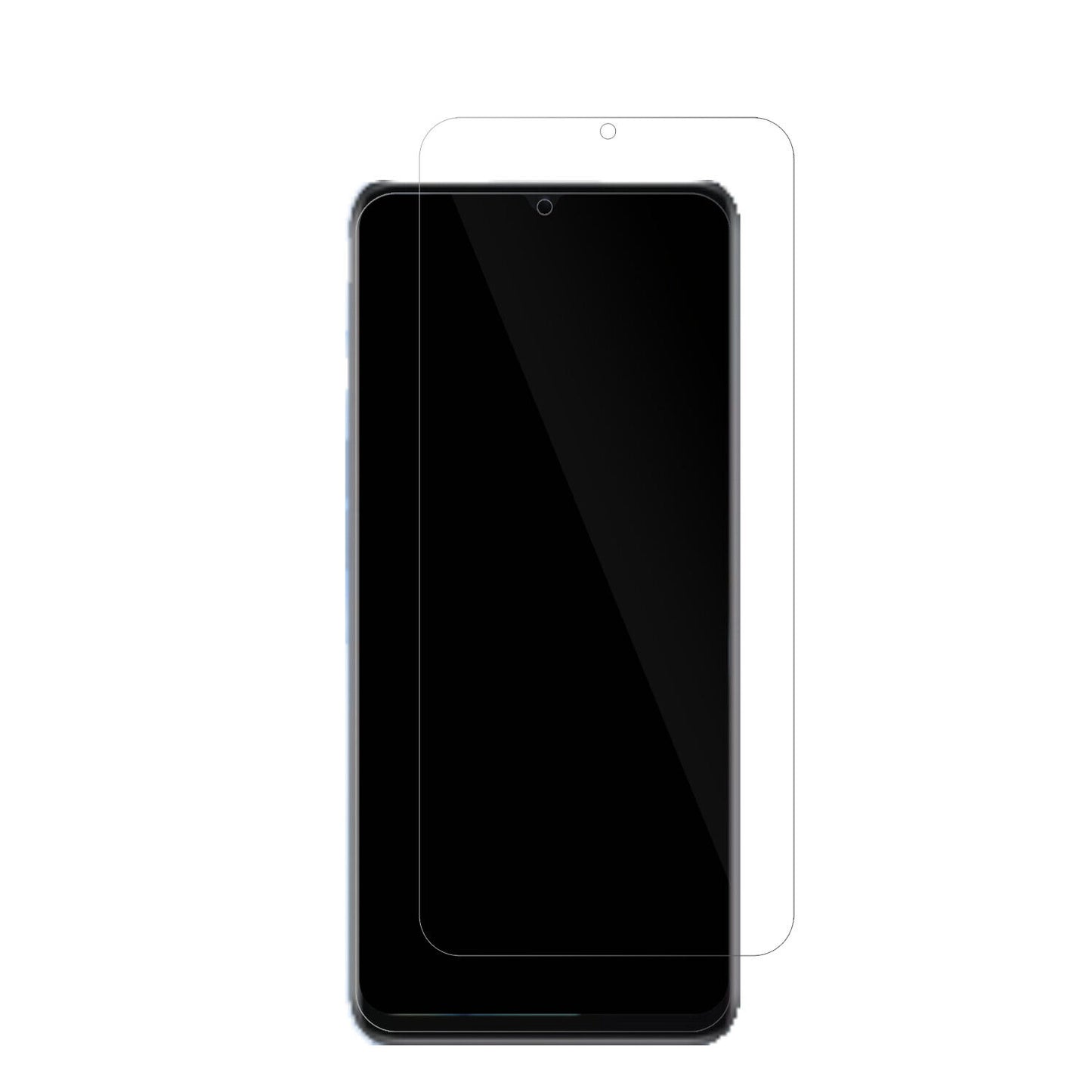 Realme10s mit aufgebrachter dipos Displayschutzfolie, glasklare Darstellung ohne Einschränkungen