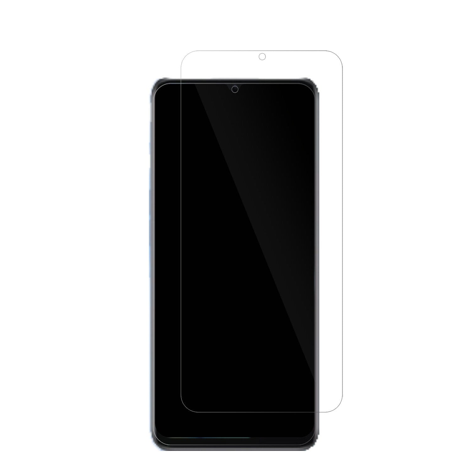 Realme10s mit aufgebrachter dipos Displayschutzfolie, glasklare Darstellung ohne Einschränkungen
