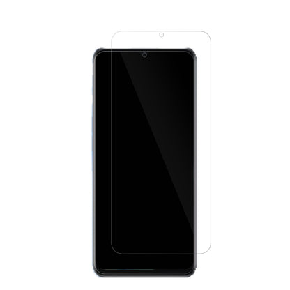 Realme10s mit aufgebrachter dipos Displayschutzfolie, glasklare Darstellung ohne Einschränkungen