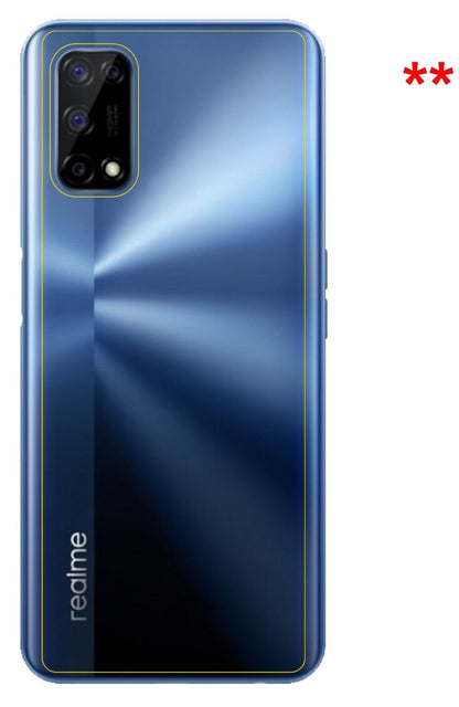 dipos Displayschutz für Oppo Realme V5 5G Rückseite, mattierte Oberfläche, robuste Festigkeit und perfekte Passform