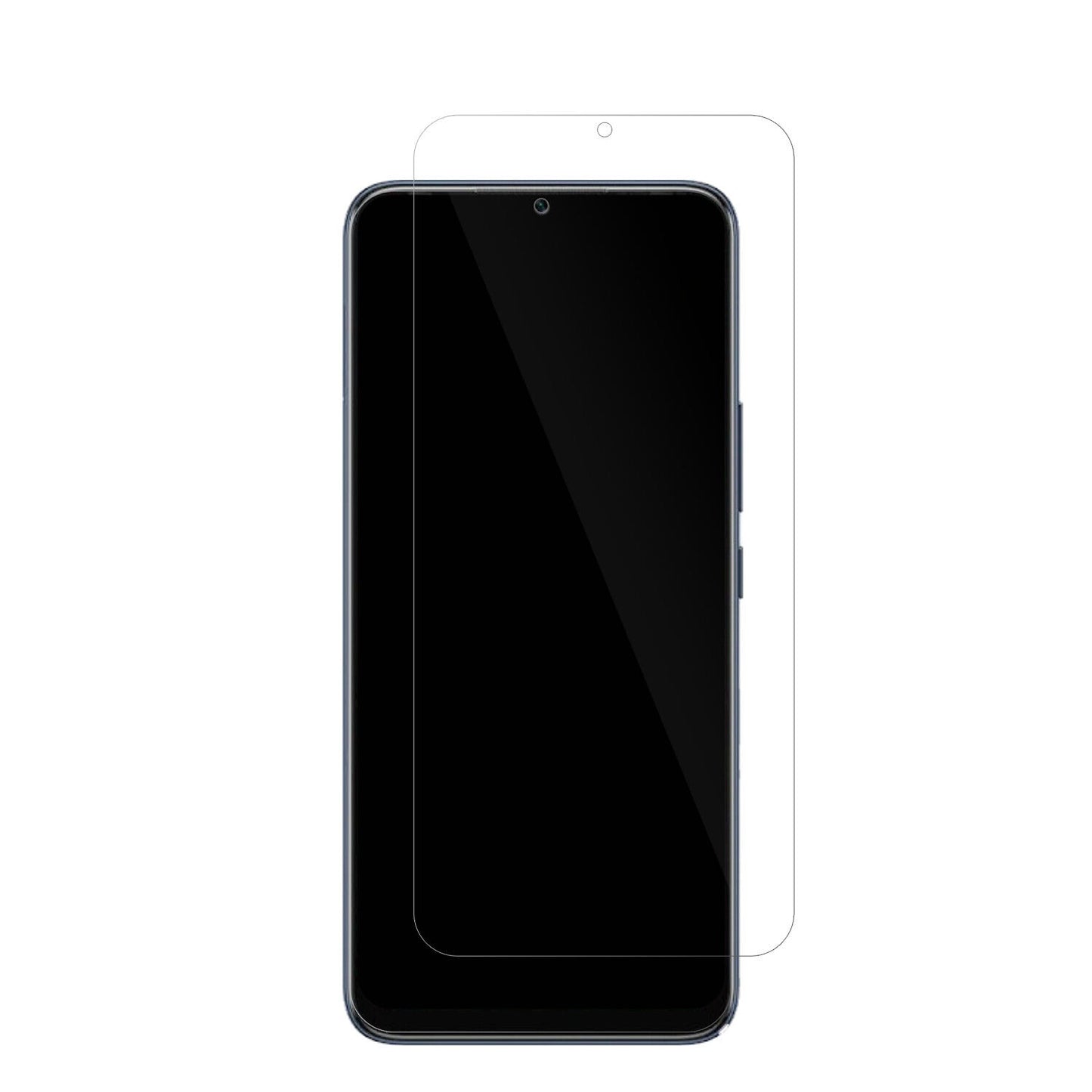 InfinixHot 20i mit aufgebrachter dipos Displayschutzfolie, glasklare Darstellung ohne Einschränkungen