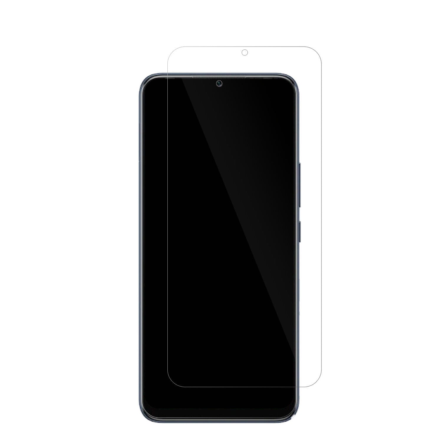 InfinixHot 20i mit aufgebrachter dipos Displayschutzfolie, glasklare Darstellung ohne Einschränkungen