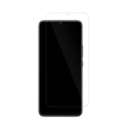 InfinixHot 20i mit aufgebrachter dipos Displayschutzfolie, glasklare Darstellung ohne Einschränkungen