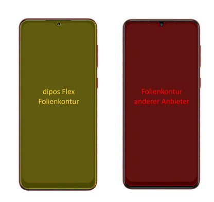 2x 3D Full Cover Schutzfolie für Samsung Galaxy F02s