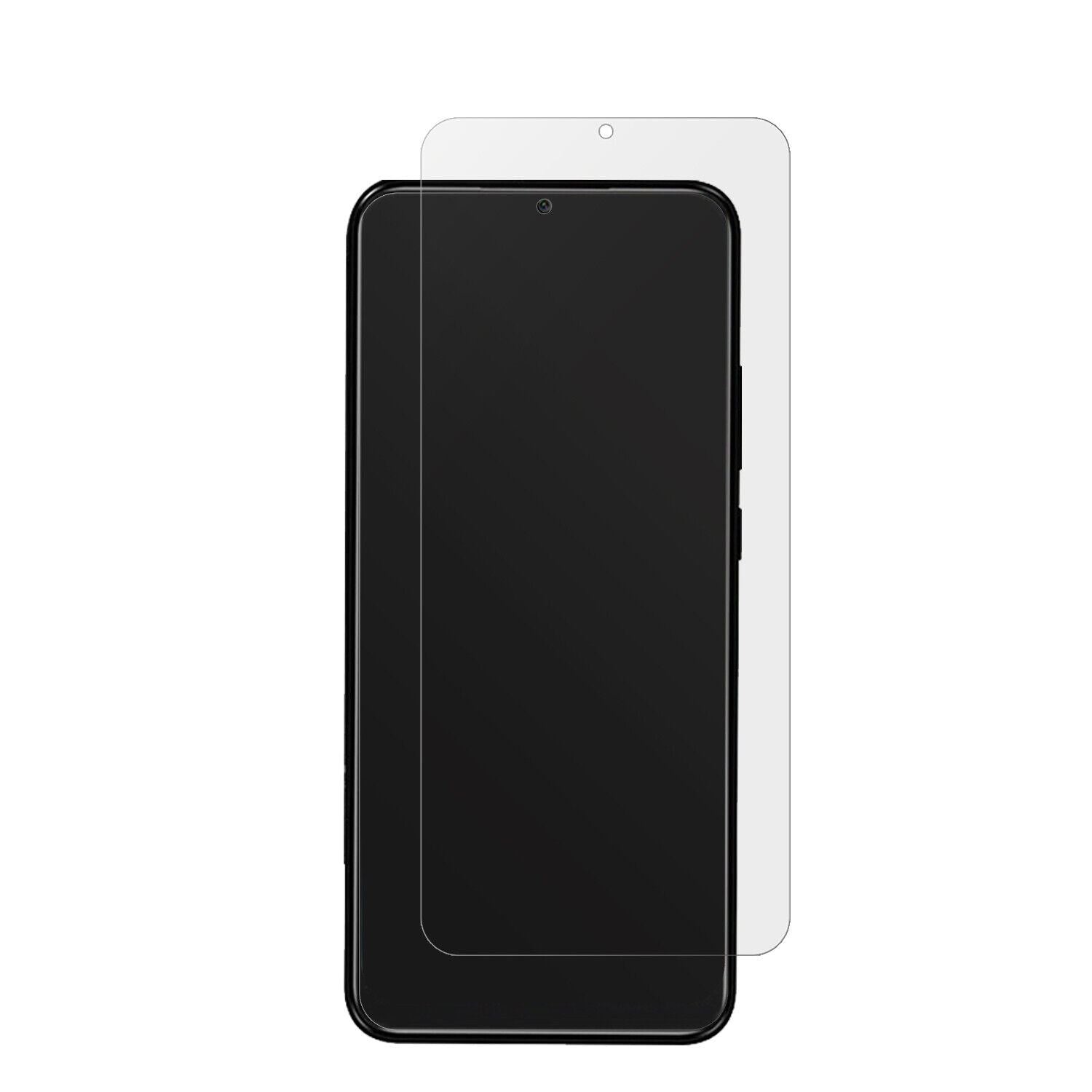 BLUS91 Pro mit aufgebrachter dipos Displayschutzfolie, die lästige Fingerabdrücke minimiert