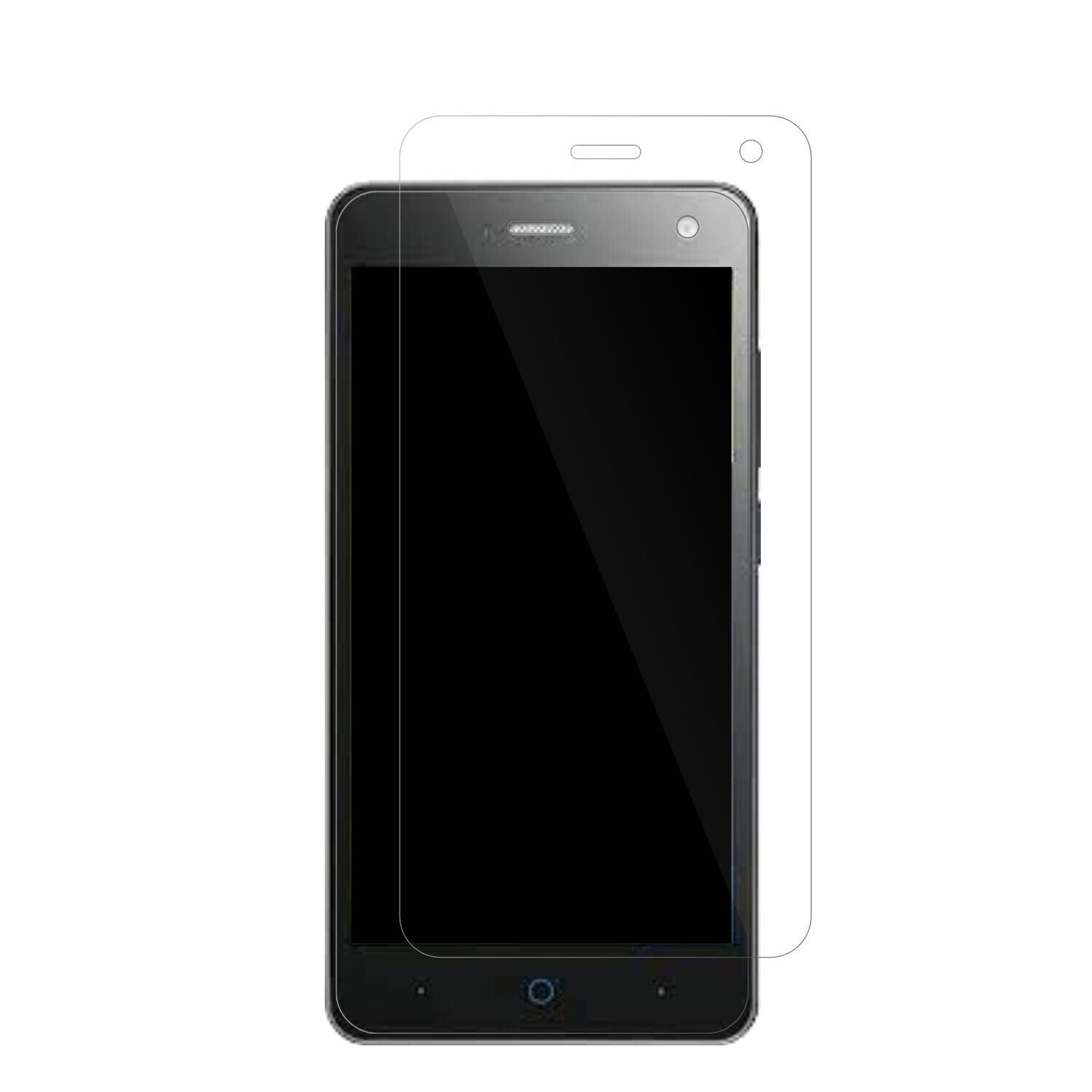 ZTEBlade L3 mit aufgebrachter dipos Displayschutzfolie, glasklare Darstellung ohne Einschränkungen