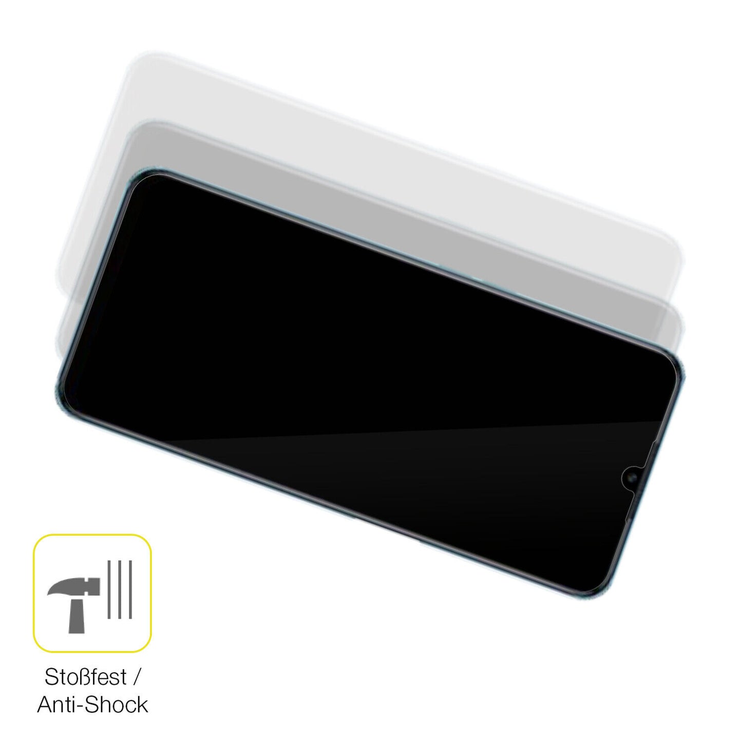 1x 3D Full Cover Schutzfolie für OPPO A56s