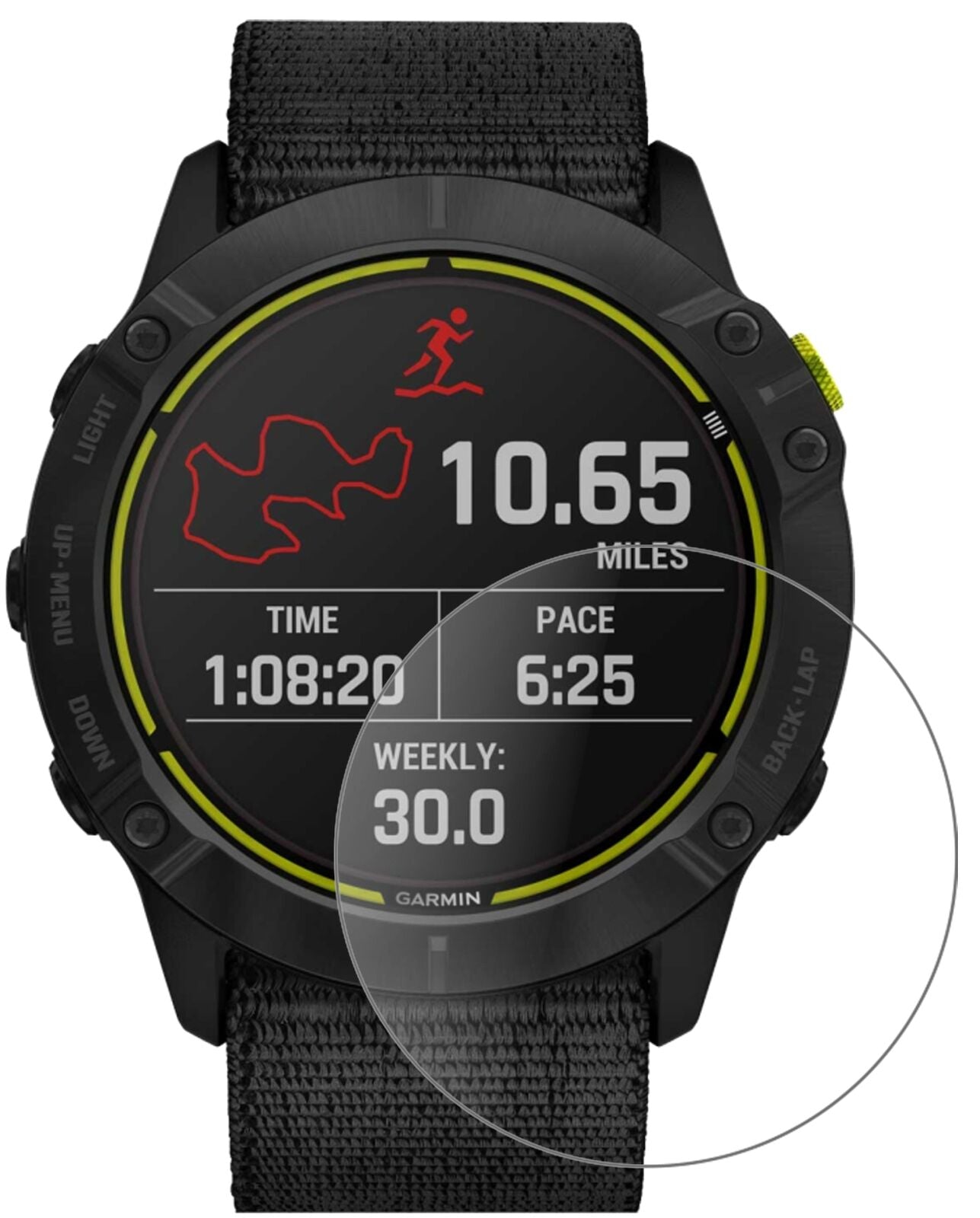 1x 9H Schutzfolie matt für Garmin Enduro Smartwatch Panzerfolie