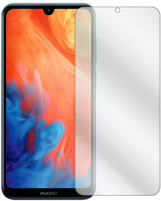 Klare Displayschutzfolie von dipos passend für Huawei Y7 (2019), präziser Zuschnitt und blasenfrei montiert