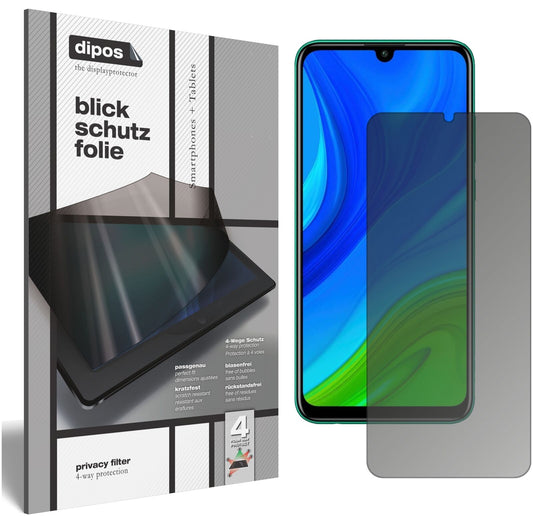 Blickschutzfolie für Huawei P Smart (2020) matt Schutzfolie Privacy