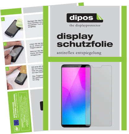 5x Schutzfolie matt für ZTE Nubia M3 Display-Schutzfolie