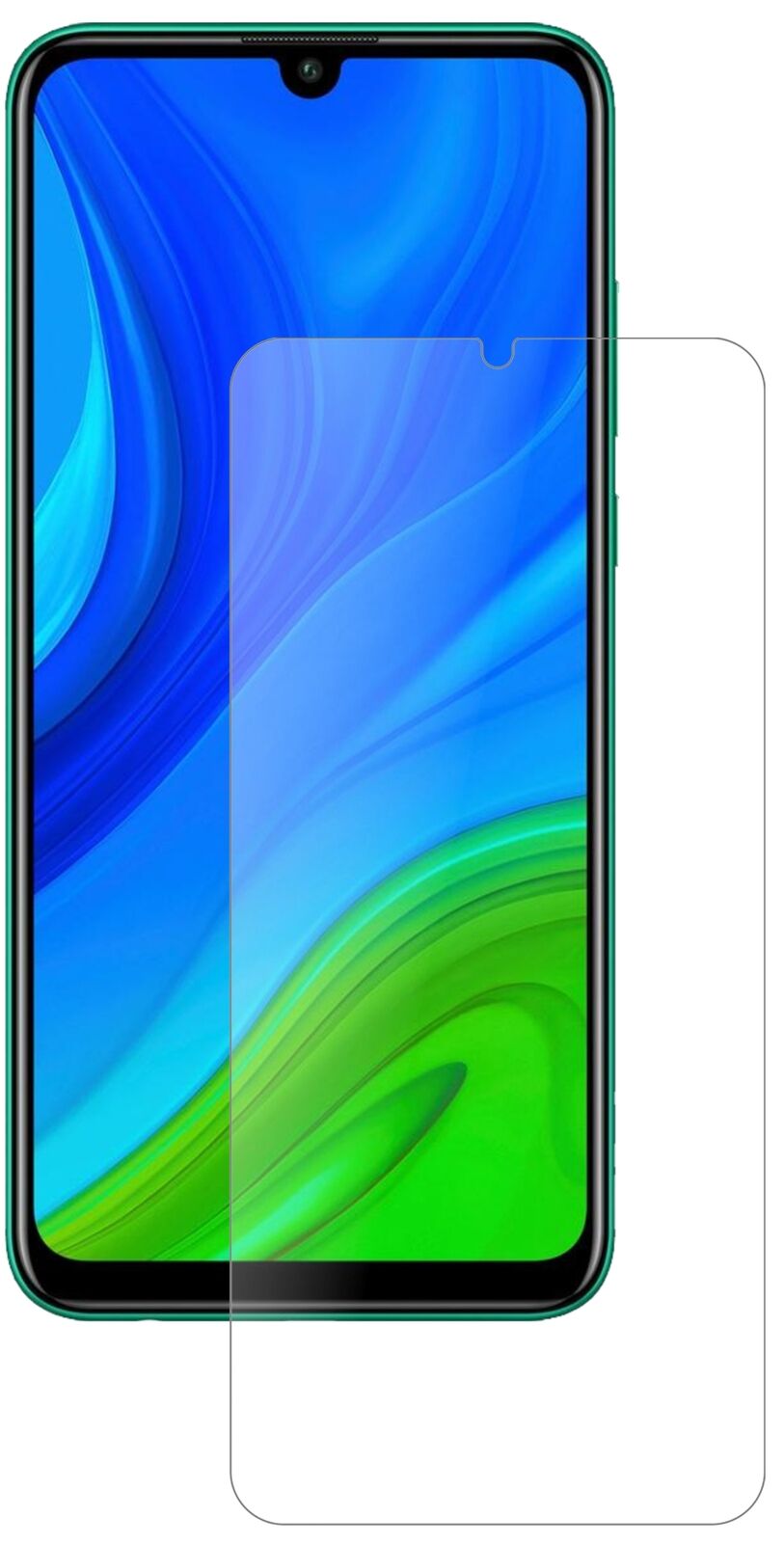 1x 9H Schutzfolie matt für Huawei P Smart (2020) Panzerfolie