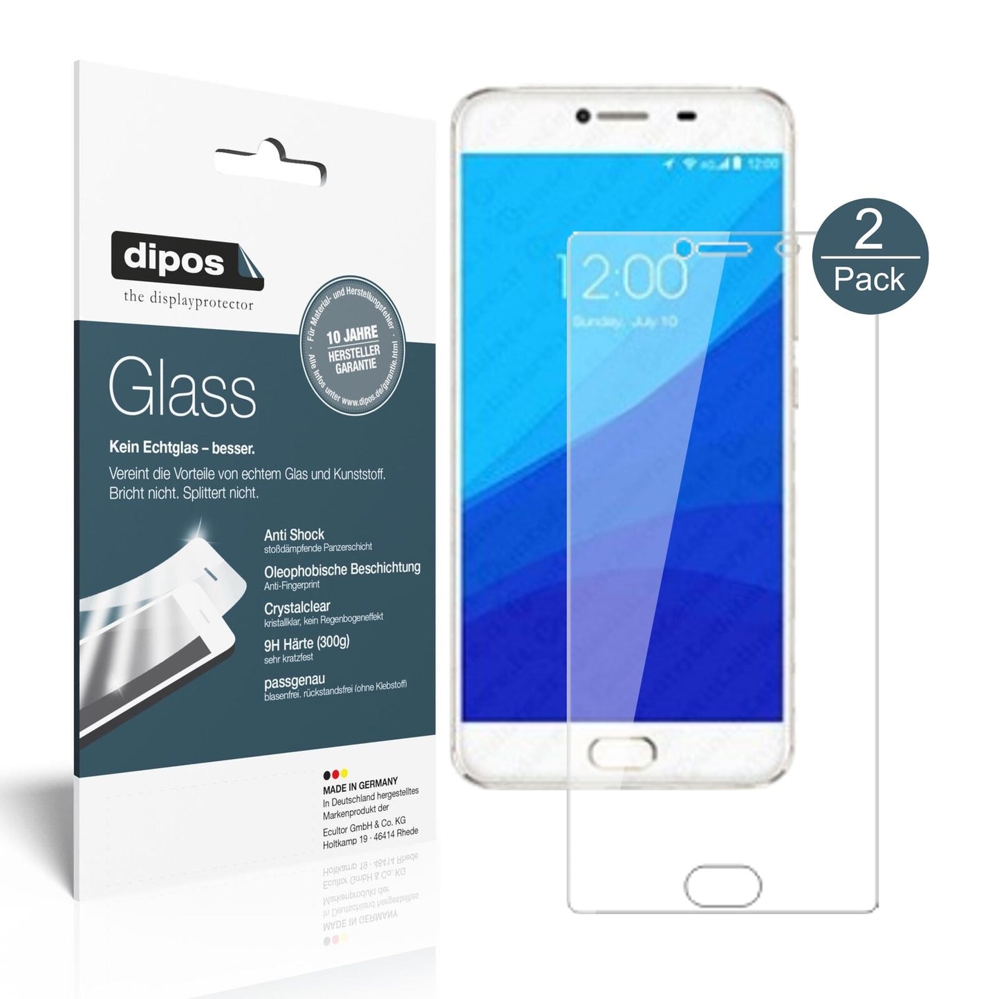 1x 9H Schutzfolie für Umidigi Z Pro Panzerfolie