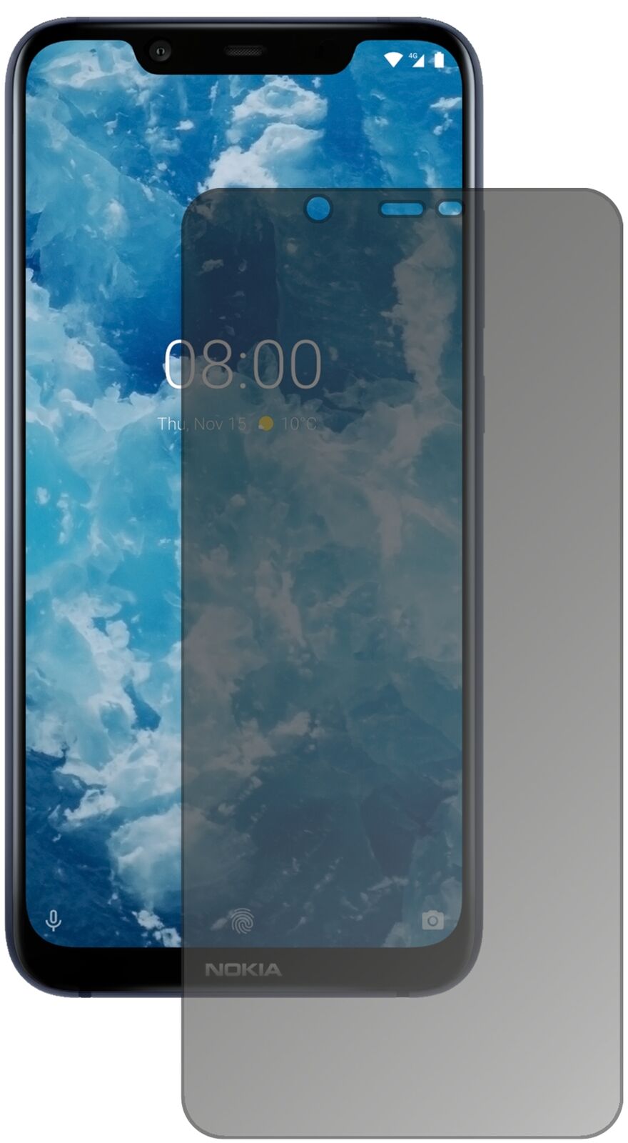 Blickschutzfolie für Nokia 46030 matt Schutzfolie Privacy
