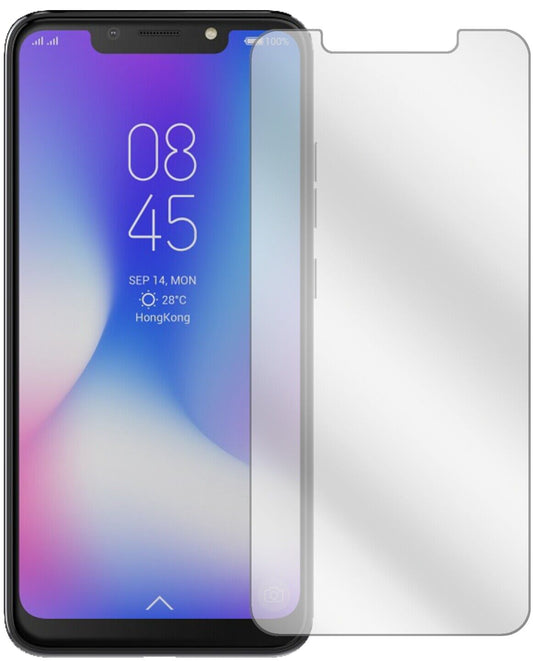 Klare Displayschutzfolie von dipos passend für Tecno Camon 11 Pro, präziser Zuschnitt und blasenfrei montiert