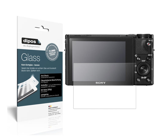 Matte Displayschutzfolie von dipos passend für Sony Cyber-Shot DSC-RX 1R, 9H kratzfest und blasenfrei montiert
