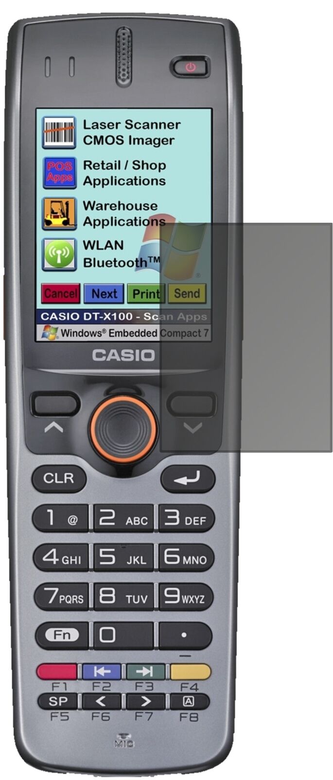 Blickschutzfolie für Casio DT-X100 matt Schutzfolie Privacy