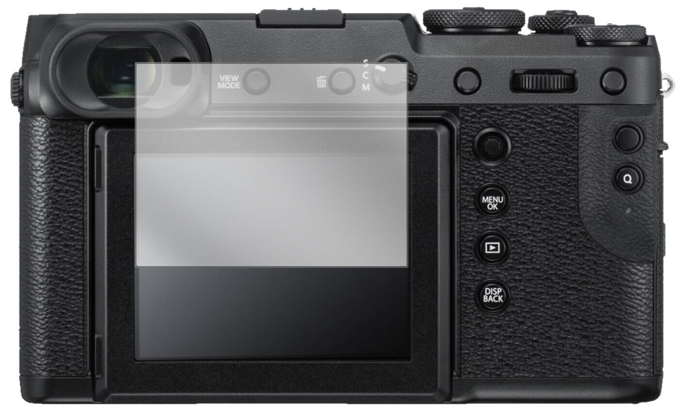 1x Schutzfolie klar für Fujifilm GFX 50R Display-Schutzfolie